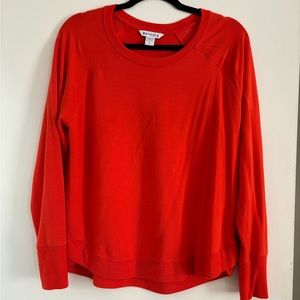 Athleta sweatshirt, women’s size large color, orange